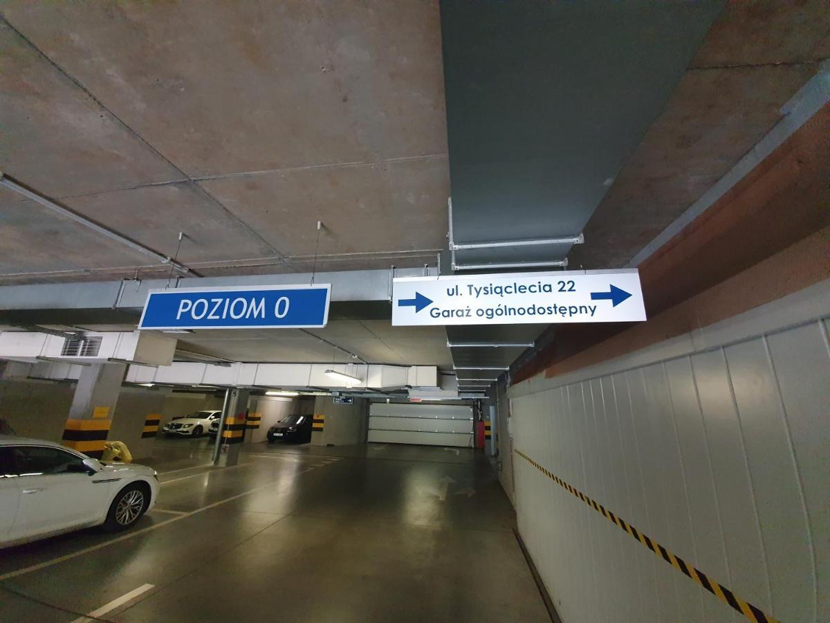 Apartament Wsrod 1000Cy Swiatel - Z Parkingiem W Hali Garazowej- Duzy Balkon Z Lezakami - Piekny Widok Noca Na Panorame Tysiaclecia Katowice Ngoại thất bức ảnh